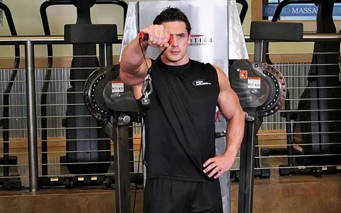 FRONT SHOULDER LIFT WITH LOW PULLEY